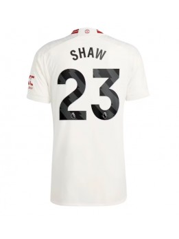 Billige Manchester United Luke Shaw #23 Tredjedrakt 2023-24 Kortermet
